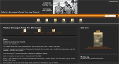 Desktop Screenshot of callahan.co.nz